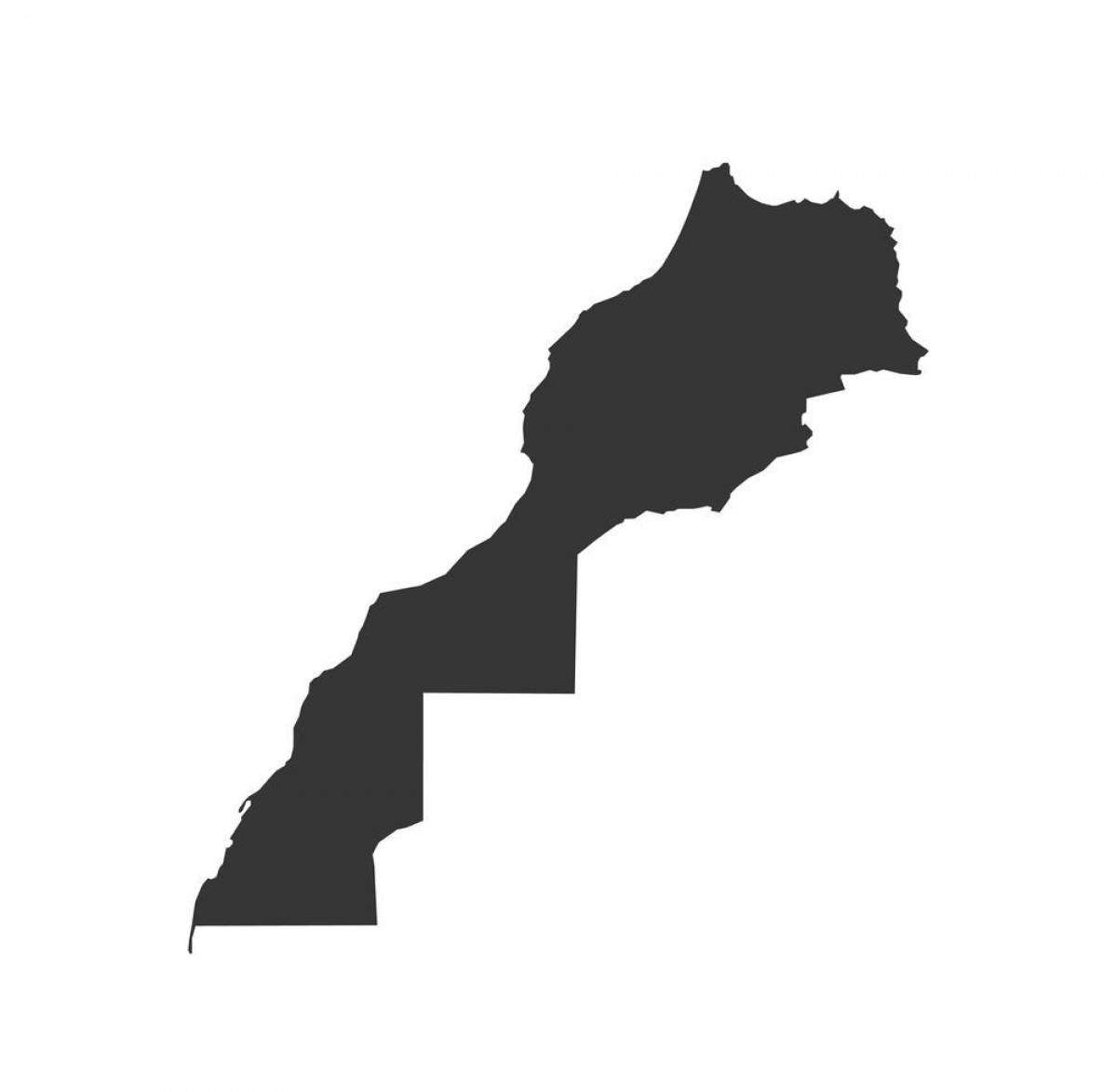 Mapa vectorial de Marruecos